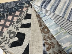 10 Pack Upholstery Samples Various Interesting Patterns Ea ~17” X 19”