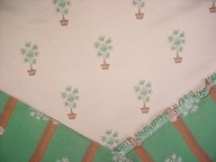 2-5/8Y Kravet 19444 Beige Palm Tree Floral Brocade Drapery Upholstery Fabric