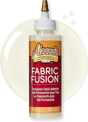 Aleene’s Fabric Fusion Glue 4 oz, Permanent and Washable Adhesive, No-Sew Fab…
