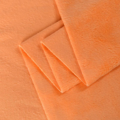 Orange Super Soft Minky Fabric by the Yard, 36″X60″ | Short Pile Smooth Plush Ma