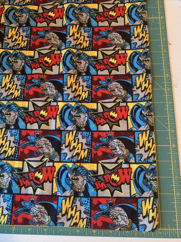 DC Comics Batman BTHY Flannel Fabric By Camelot