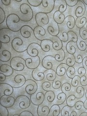 Tan Swirl Cotton Pigment Sheeting Fabric 1 Yd By 108 Inches Quilt Backing