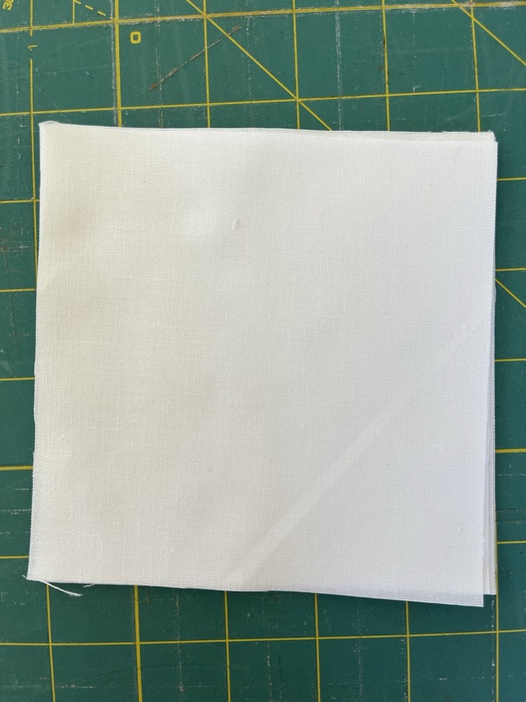 New 56 5 Inch Solid White Fabric Squares