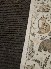 50 X 42 HOBBY LOBBY – FOREST ANIMALS #B101-SLM-P12 FLANNEL (2019)