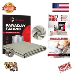 Military-Grade Faraday Fabric & Conductive Tape Kit – Ultimate Signal Protection