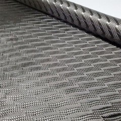 3K 240gsm Real Carbon Fiber Cloth Fabric lightning Weave 100cm Width Black