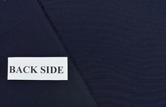 POLY COTTON RIPSTOP NAVY BLUE CRAFT APPAREL FABRIC BY 1/2(0.5) YARD 60″W