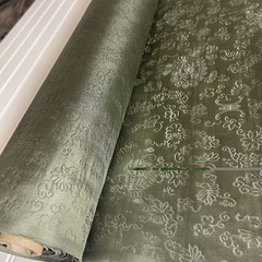 SILK Olive green, FABRIC 10 Yards x 22 Inches Wide or 360 Inches x 22 Wide