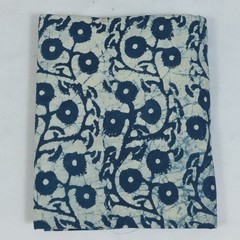 20 Yard Indigo Blue Fabric 100% Cotton Hand Dyed Indian Sewing Dressmaking