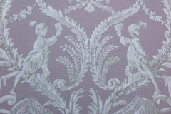 CHIVASSO CURTAIN FABRIC DESIGN Emperors Garden 2.65 METRES CH2664-060 DUSKY PINK