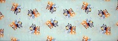 Fabric With Bluey Bingo Characters By The Yard Cartoon CP80835 Cotton by Springs