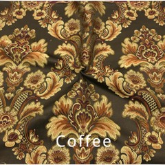 Brocade Fabric Baroque Jacquard Material Craft Floral for Tablecloth Upholstery