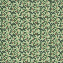 LINWOOD CURTAIN FABRIC DESIGN Tropicana 11 METRES NAVY LINEN BLEND