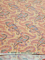OOP Vintage J. Gutcheon American Classic Line Paisley Cotton Quilt Fabric 5 YDS