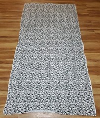 44″x86″ Sneaker Low Top Converse Sneaker Shoes 100% Cotton Fabric Black & White