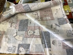 Snuggle Flannel Dog Patch Fabric JO-ANN FABRICS New 5 Yards Available By The YD