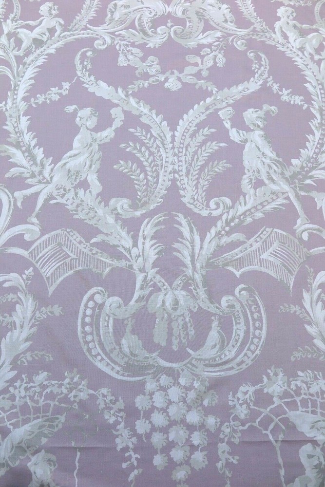 CHIVASSO CURTAIN FABRIC DESIGN Emperors Garden 2.65 METRES CH2664-060 DUSKY PINK
