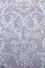 CHIVASSO CURTAIN FABRIC DESIGN Emperors Garden 2.65 METRES CH2664-060 DUSKY PINK