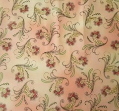 Sophia BTY Studio 8 Quilting Treasures Coral Pink Cream Blender Floral