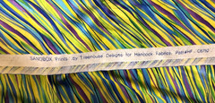 Bright Abstract Stripe Sandbox Print Fabric Hancock C6792 BTHalfY #45