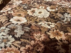 Floral Earth tones Tapestry Woven Pattern Upholstery Fabric 41 x 121 (3+yd) A216