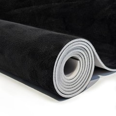 Suede Auto Headliner Fabric 96″ L × 60″ W with Foam Backing – 96″L×60″W Black