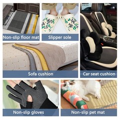 1 Yard Non Slip Rubber Dotted Fabric AntiSlip Treated Cloth 59 Inch Wide