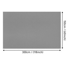 3MM Gray 118″x60″ Flat Knit Headliner Fabric Foam Back Material Car/Truck Roof