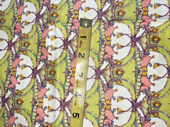 Pagoda Hill in Celery by Tina Givens for Free Spirit Fabrics 22″x20″