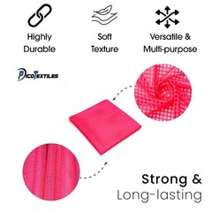 Neon Pink King Mesh Athletic Uniform Jersey Fabric – 60″ Wide – Large Holes