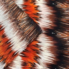 Apparel Fabric Lt Wt Polyester Orange Brown For Dress, Tops 2.33 Yd 57″ Frm Togo