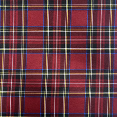 T-shirt Fabric Plaid Stretch Brushed C/S Burgundy 60″W Preppy By The Yard $2.99