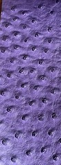 Purple ostrich faux vinyl Marine grade UV resistance waterproof Fabric
