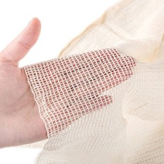 Reusable Steamer Cloth Cotton Gauze Non Stick Dumpling Pad Beige
