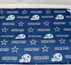 Dallas Cowboys ~ Large Logo Pattern NFL Cotton Fabric 1/4 Yard 9” X 56” New