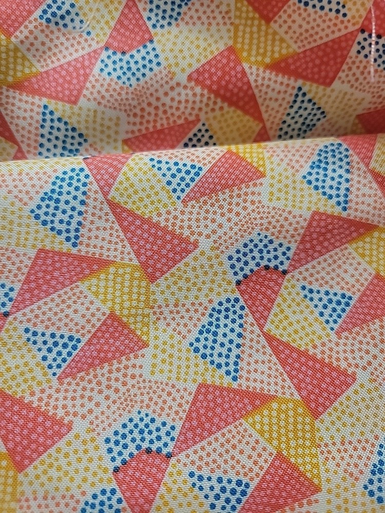 Quilters Cotton Fabric Connecting Threads 44″ N45201 Art Haus Red Orange