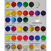 Fabric Ink Fluro Set – 7 Colours | 7 x 250ml Fluro Colours
