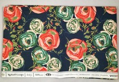 Art Gallery Woodland Fusion Fabric BariJ 2 Yards Blue Modern Floral Cotton Quilt