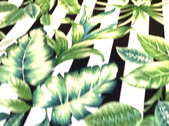 Tropical Outdoor Fabric Green Leaf Upholstery Patio Cushion 2.75 Yard Lot
