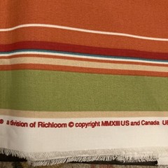 RICHLOOM Solarium In Outdoor Fabric Green Batik 54″ x 82” 1.7 YD