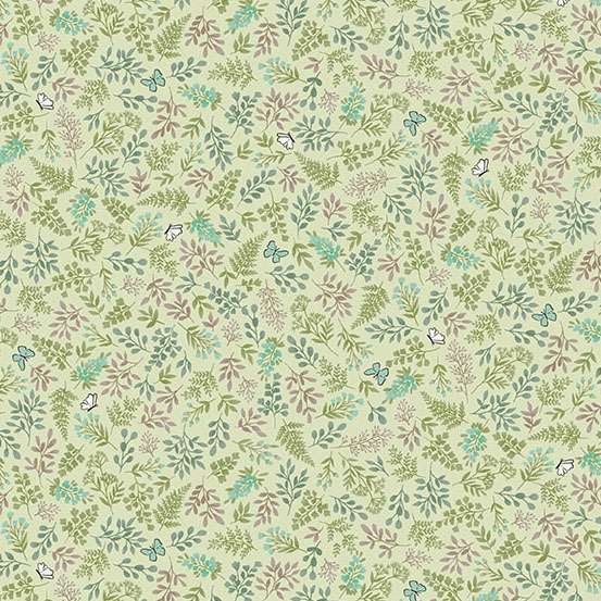 1/2 Yard Fabric – Little Ones | Foliage Green by Makower UK for Andover Fabrics