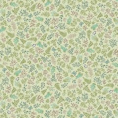 1/2 Yard Fabric – Little Ones | Foliage Green by Makower UK for Andover Fabrics