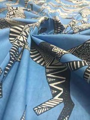 25 Yard Indian Cotton Handmade Print Fabric Sanganeri Hand Block Printed Fabric