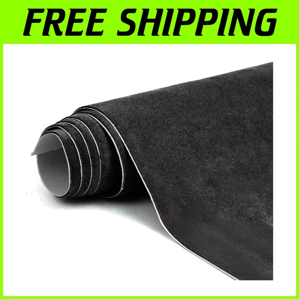 Black Suede Wrap – 17×70 Inch Self-Adhesive Film=