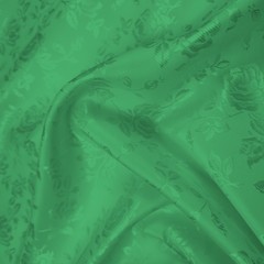 Regal Rose Emerald Green Brocade Jacquard Fabric Upholstery 58″ By The Yard