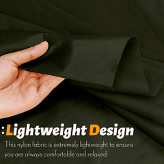 Waterproof Ripstop Nylon Fabric – 60 Inch Wide, Dark Olive, Lightweight, Tear-Re