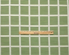 BALLARD DESIGN HAMILTON GREEN InsideOut® CHECK STRIPES FABRIC BY THE YARD 55″W