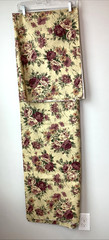 Vtg Cranston Printworks Fabric Roses Floral Cottagecore Romantic Mauve 60″x143″