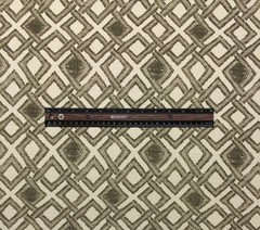 GEOMETRIC GATE CHARCOAL GRAY TAUPE BEIGE D3060 MULTIPURPOSE FABRIC BY YARD 54″W