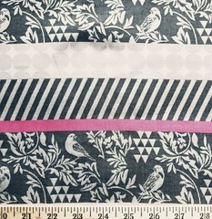 UNIQUE Cotton Jacquard from Echino of Japan – Birds, Geometric, Beautiful!